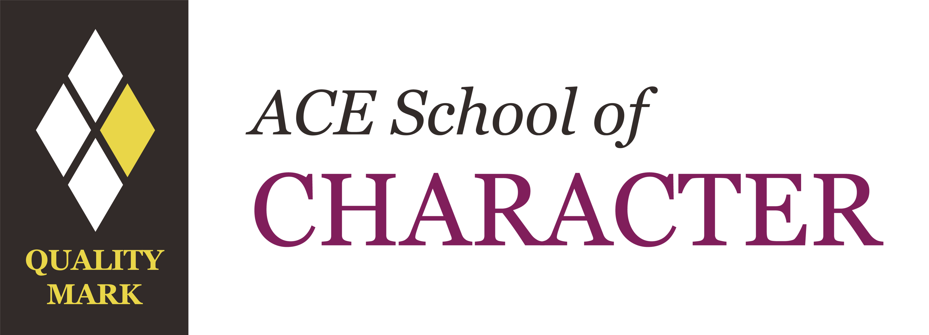 ACE School of CHARACTER   Quality Mark   Logo   for light BGs