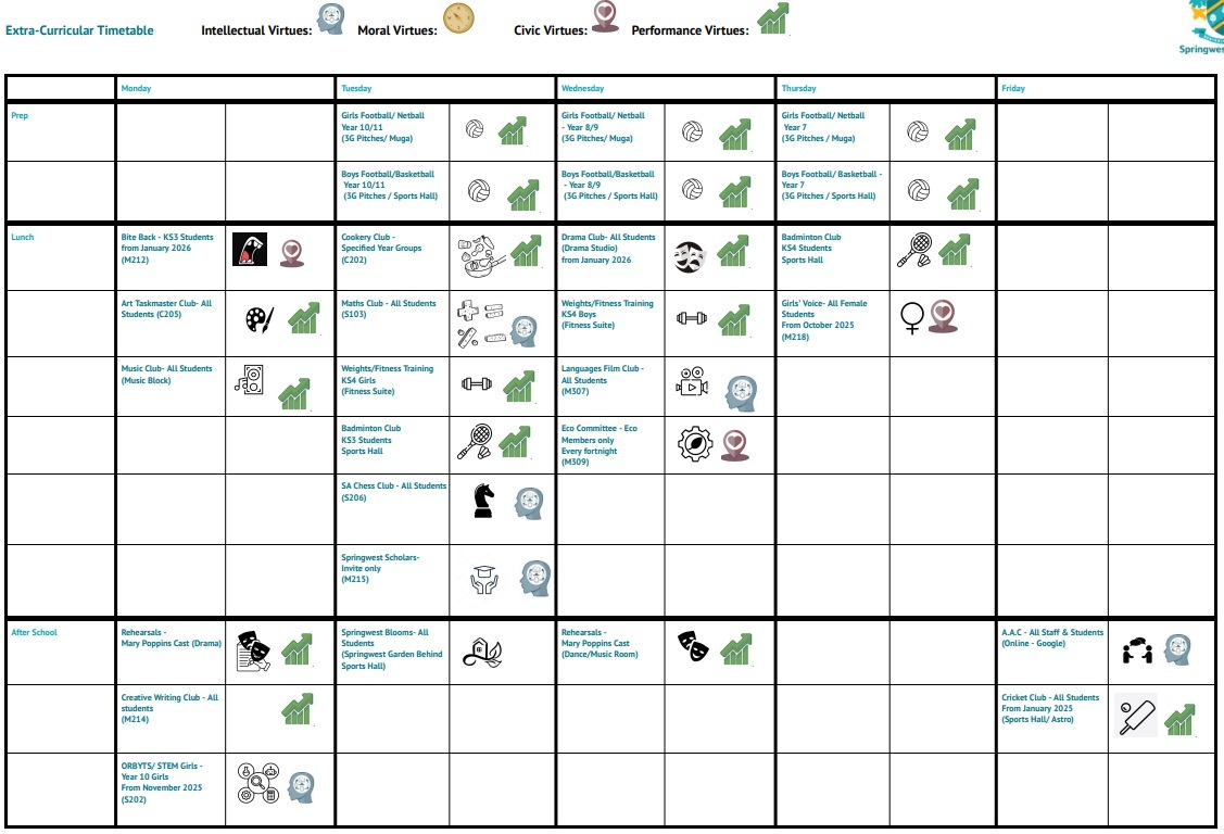 Extra Curricular TT 2